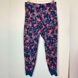 Cozy, warm, Floral joggers w/ pockets slouchy, high waist sweat pants
